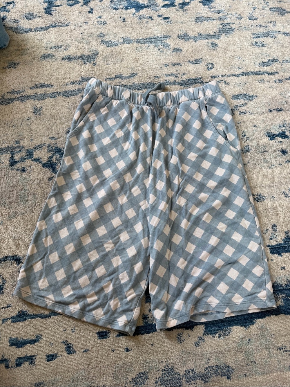 Posh Peanut Checkered Pajama Shorts Size 10-12 Years